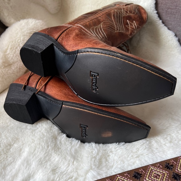 NWT Laredo Blakely Fringe Snip Toe Cowboy boots size 8.5 - Picture 10 of 17